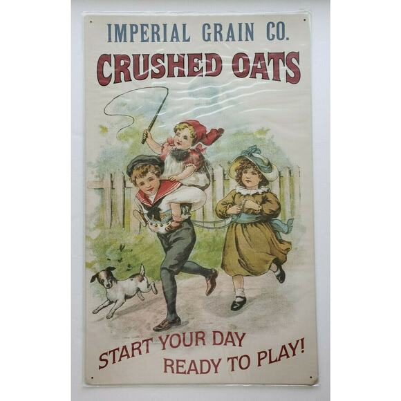 GIANT Imperial Grain Co Ohio Wholesale 15 x 24 Rustic Retro Metal Signs 28433 - Picture 1 of 1